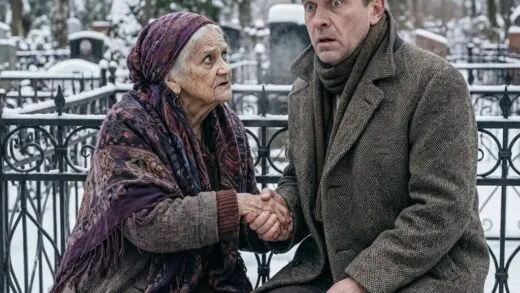 Вдівець оплакував дружину, поки сліпа жебрачка не засунула йому в руку записку - 3 Березня, 2026