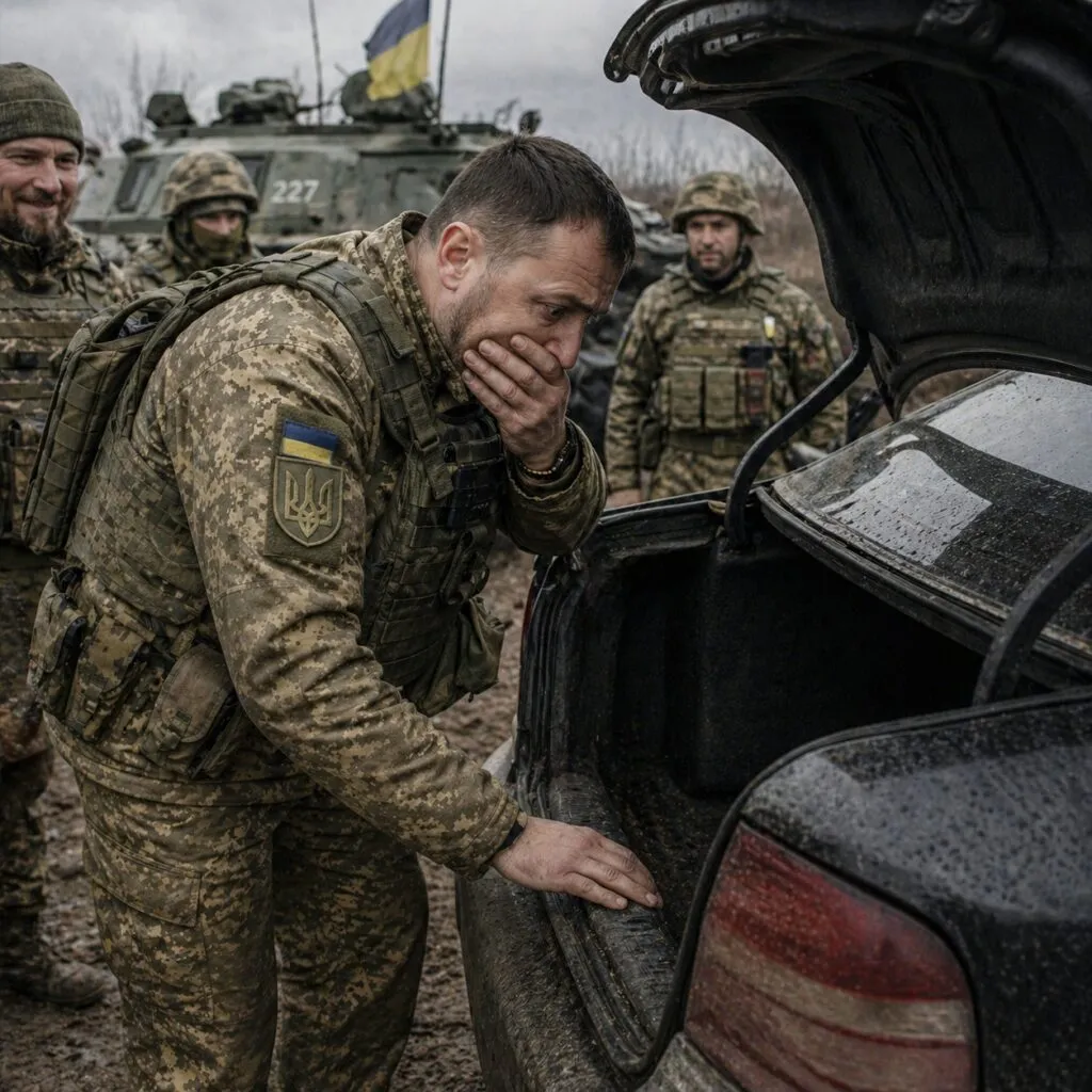 Бойцы ВСУ осматривали захваченную вражескую технику. Открыв багажник, командир был удивлен | 29 апреля, 2026