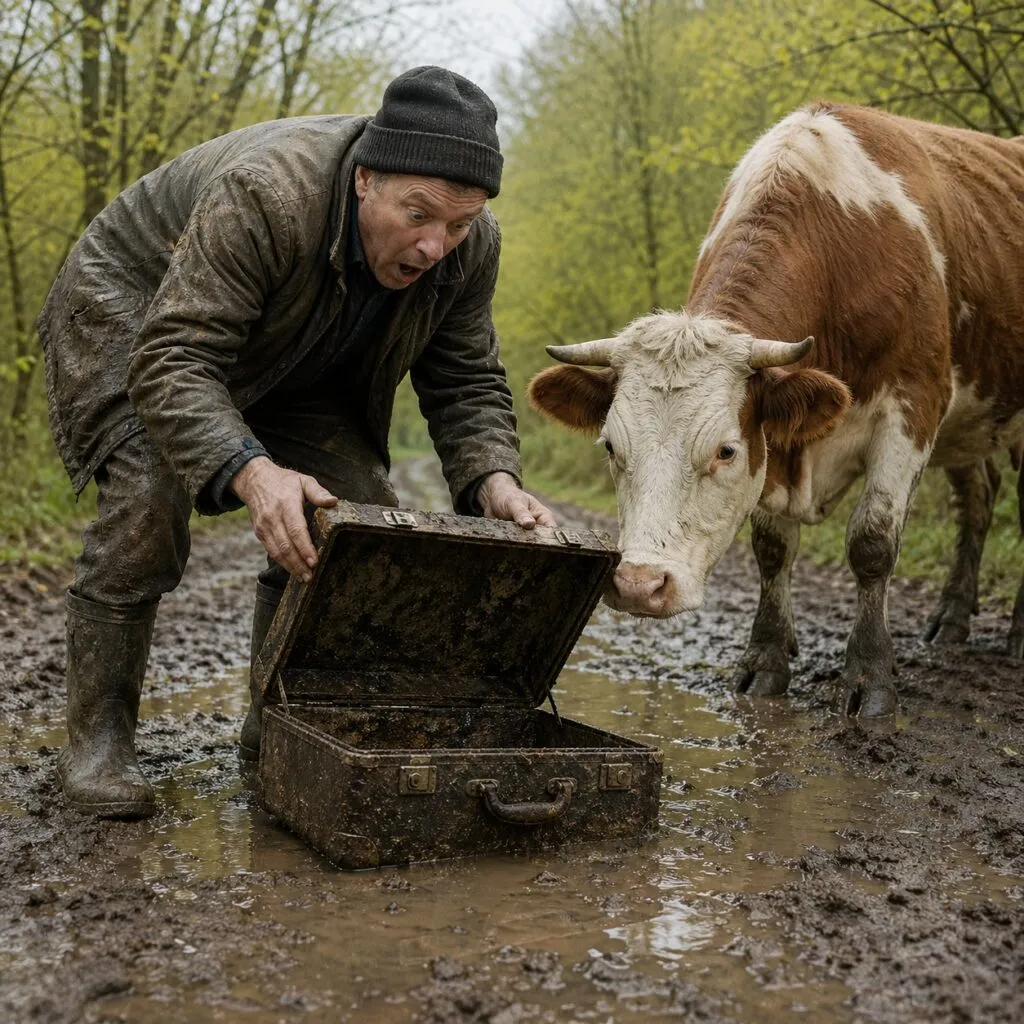 Корова привела фермера до старої валізи. Коли він відкрив її — одразу викликав поліцію | 1 Травня, 2026