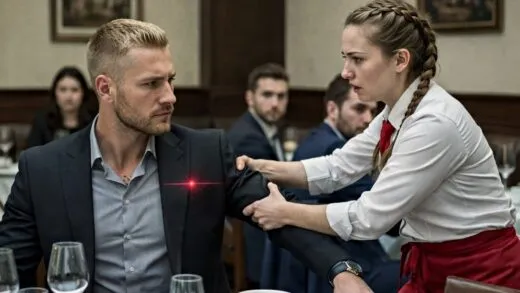 Она просто принесла счет, когда увидела странный луч на пиджаке гостя. Секунда, изменившая всё - 3 апреля, 2026