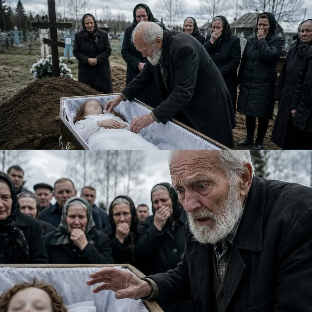 На похоронах внучки 75-летний дедушка наклонился к гробу, чтобы осторожно поправить на ней платье | 10 мая, 2026