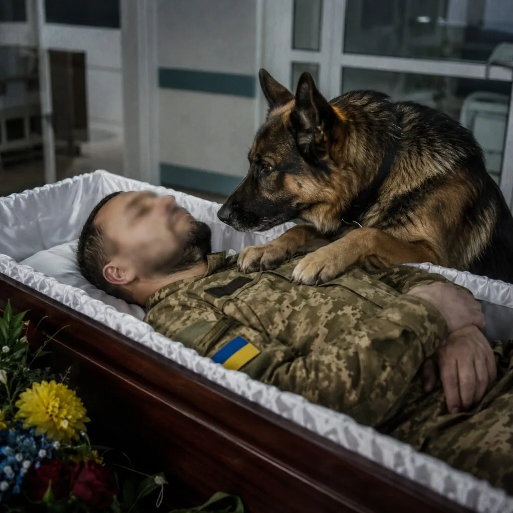 На прощанні із солдатом собака раптом почала гавкати, і за хвилину всі зрозуміли причину | 19 Травня, 2026