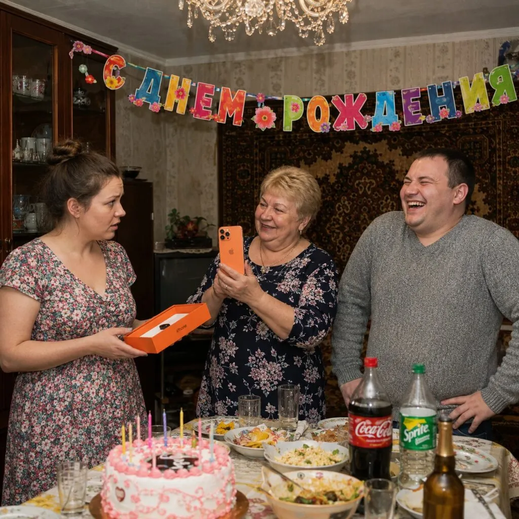 Свекровь снимала моё разочарование на новый телефон, пока муж смеялся над собственным подарком | 26 июня, 2026