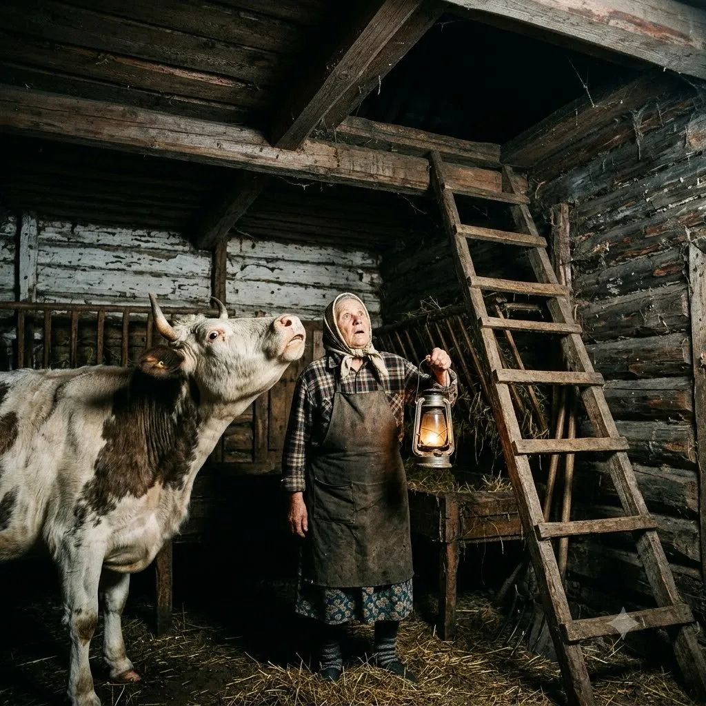 Корова внезапно перестала давать молоко и каждый вечер тревожно мычала, глядя на чердак | 21 июля, 2026