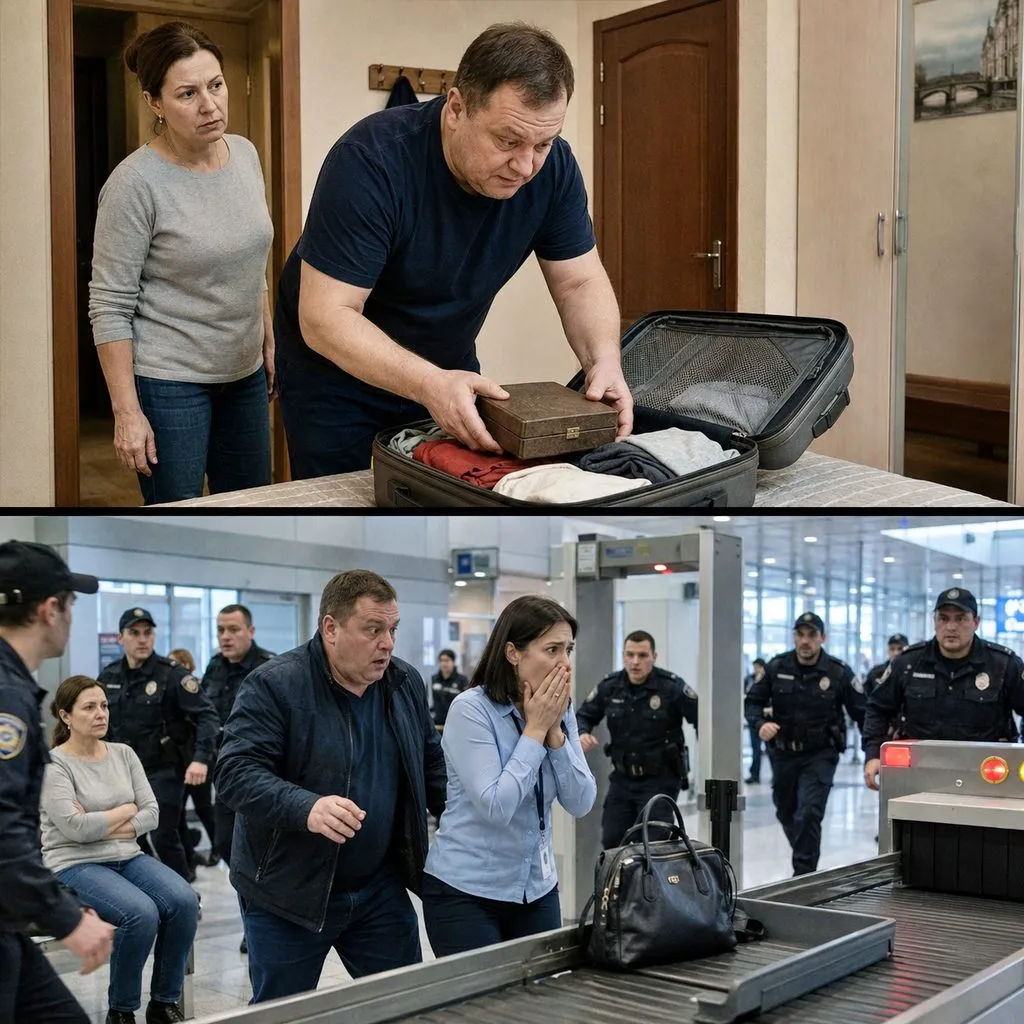 Перед поездкой в Дубай я заметила, как муж тайком положил странную коробку в мой чемодан. Я лишь переложила её в сумку секретарши — и в аэропорту началась проверка | 3 сентября, 2026