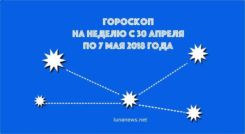 ГОРОСКОП на неделю 30 апреля по 7 мая 2018 года