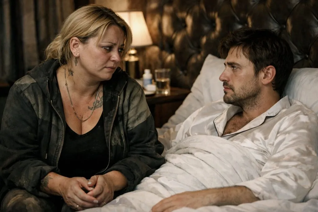 Паралізований чоловік у кріслі