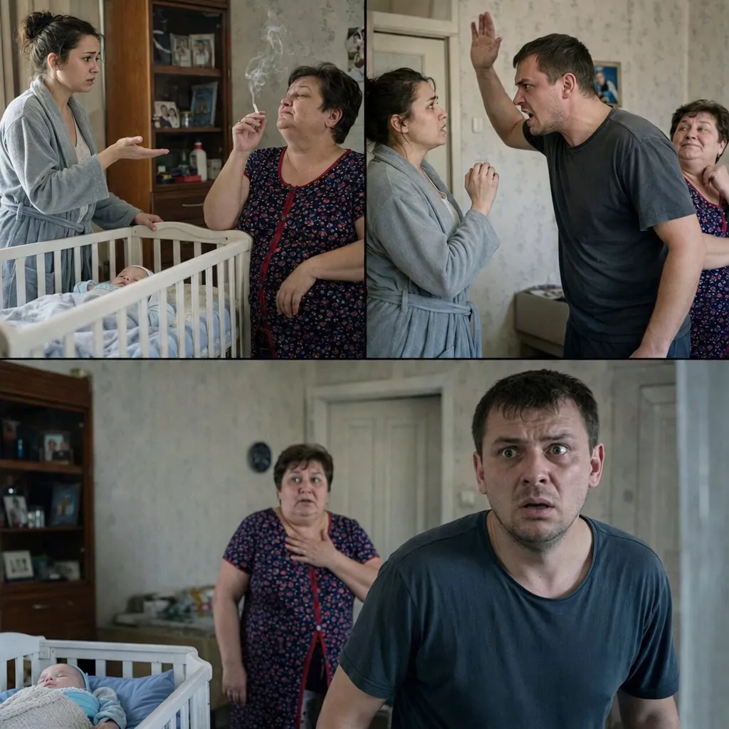 Я попросила свекровь не курить рядом с ребёнком, но реакция мужа показала, что в этом доме мне больше нельзя молчать 1 18 3