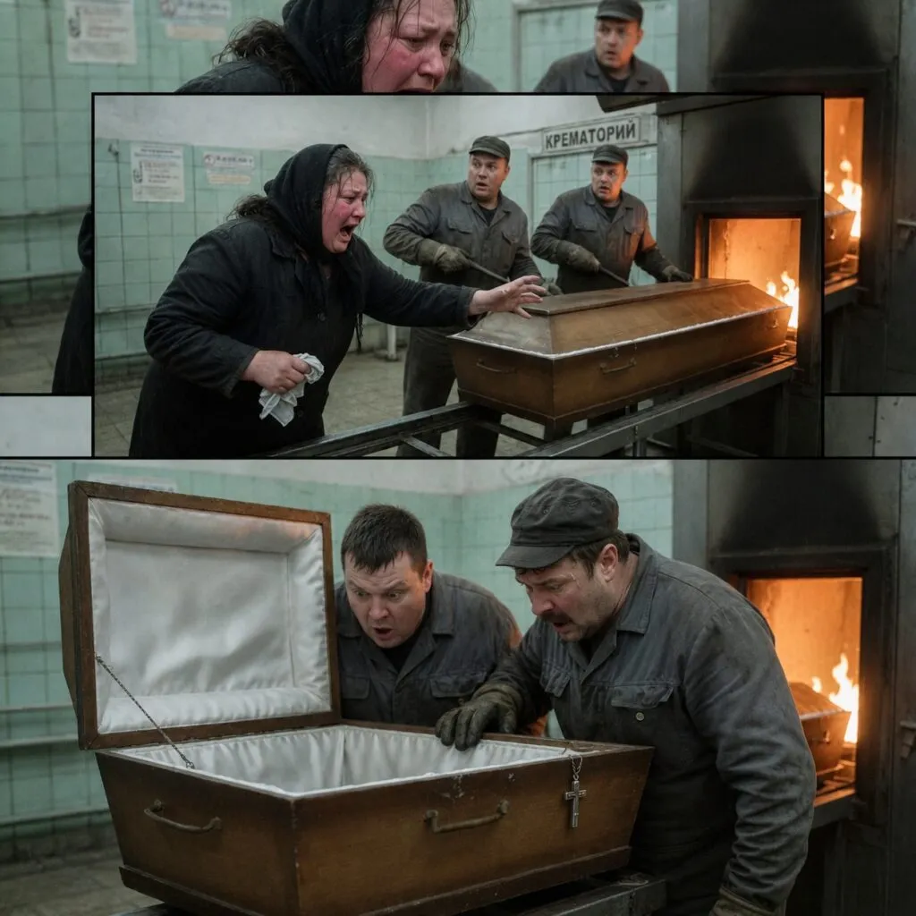 В последний момент женщина закричала, чтобы гроб не отправляли дальше, и её тревога оказалась не случайной 1 20 5