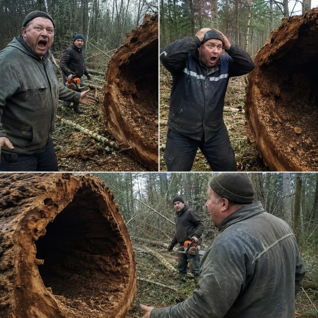Двухсотлетнее дерево казалось обычным, пока рабочие не добрались до его сердцевины 1 35 3