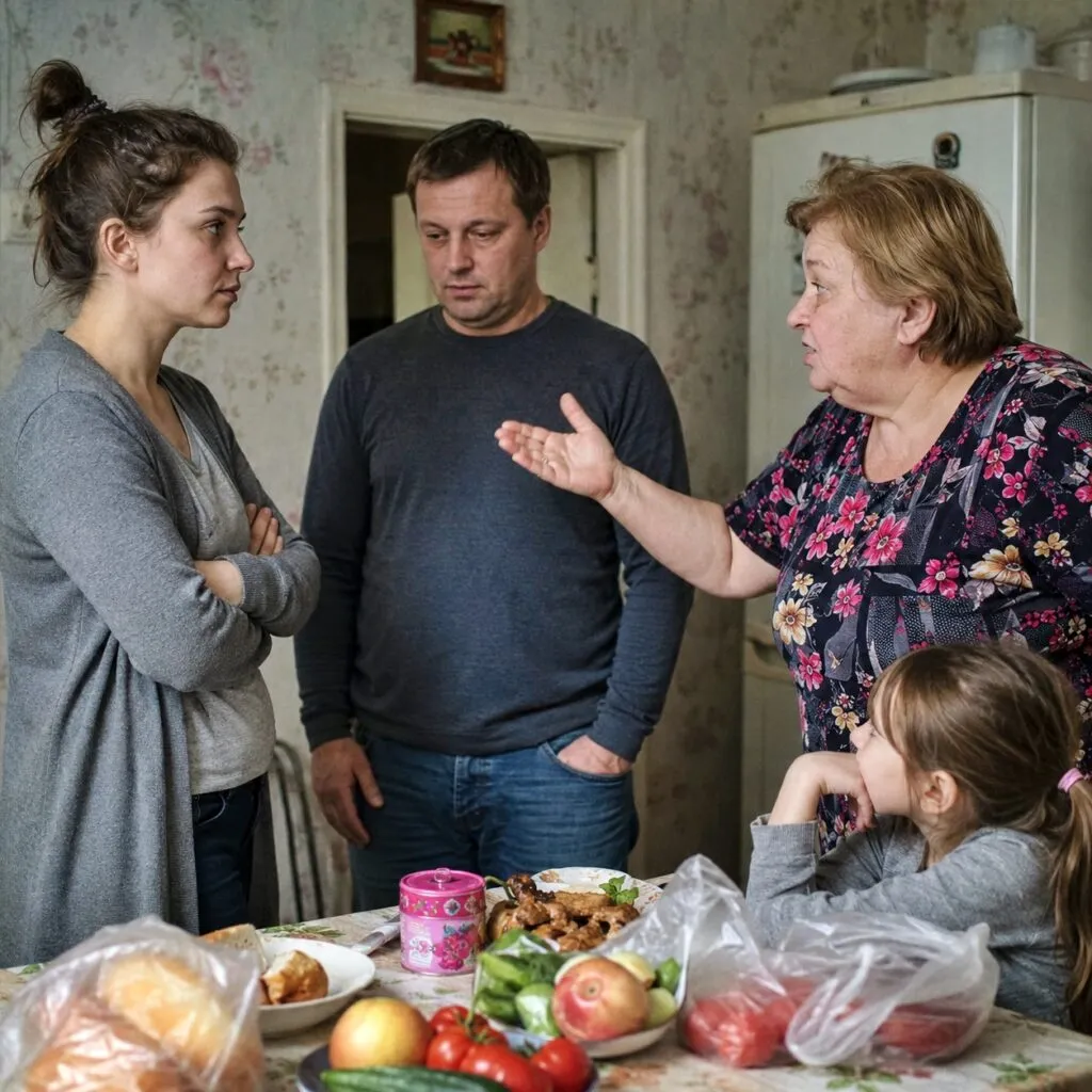 Муж промолчал, когда его мать потребовала считать каждую покупку для ребёнка, однако жена уже придумала ответ 1 41 4