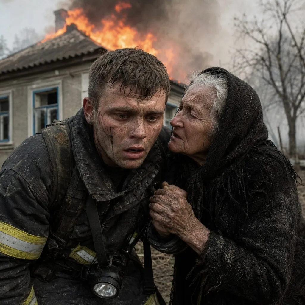 Молодой пожарный спас из огня деревенскую знахарку, но её первые слова заставили его забыть об усталости 1 37 1
