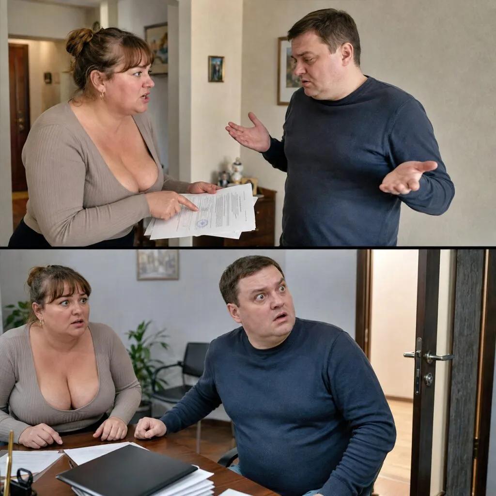 Я заметила реквизиты свекрови в договоре продажи своей квартиры, а появление одного человека у нотариуса неожиданно всё прояснило 1 46 2
