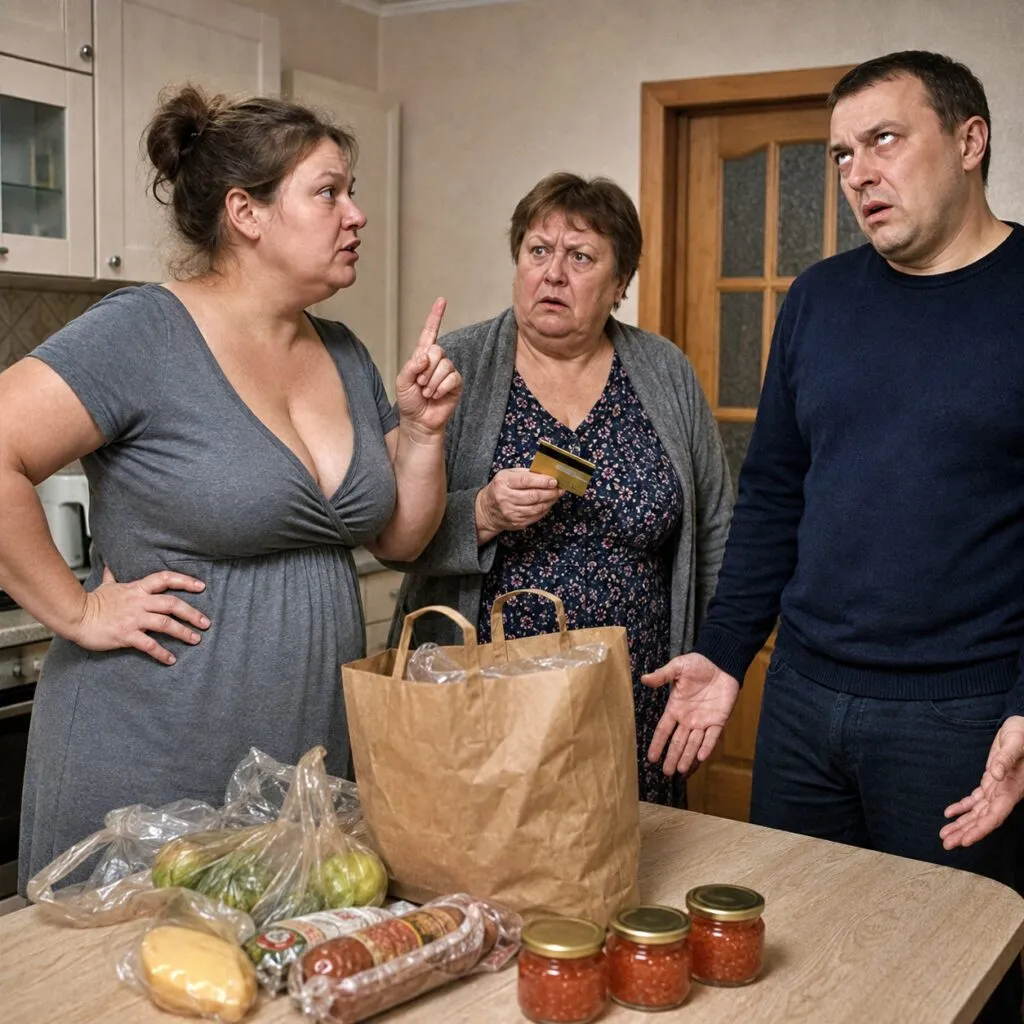 Муж потребовал оплатить дорогие продукты для приезжающих родственников, но жена ответила совсем не так, как он ожидал 1 59