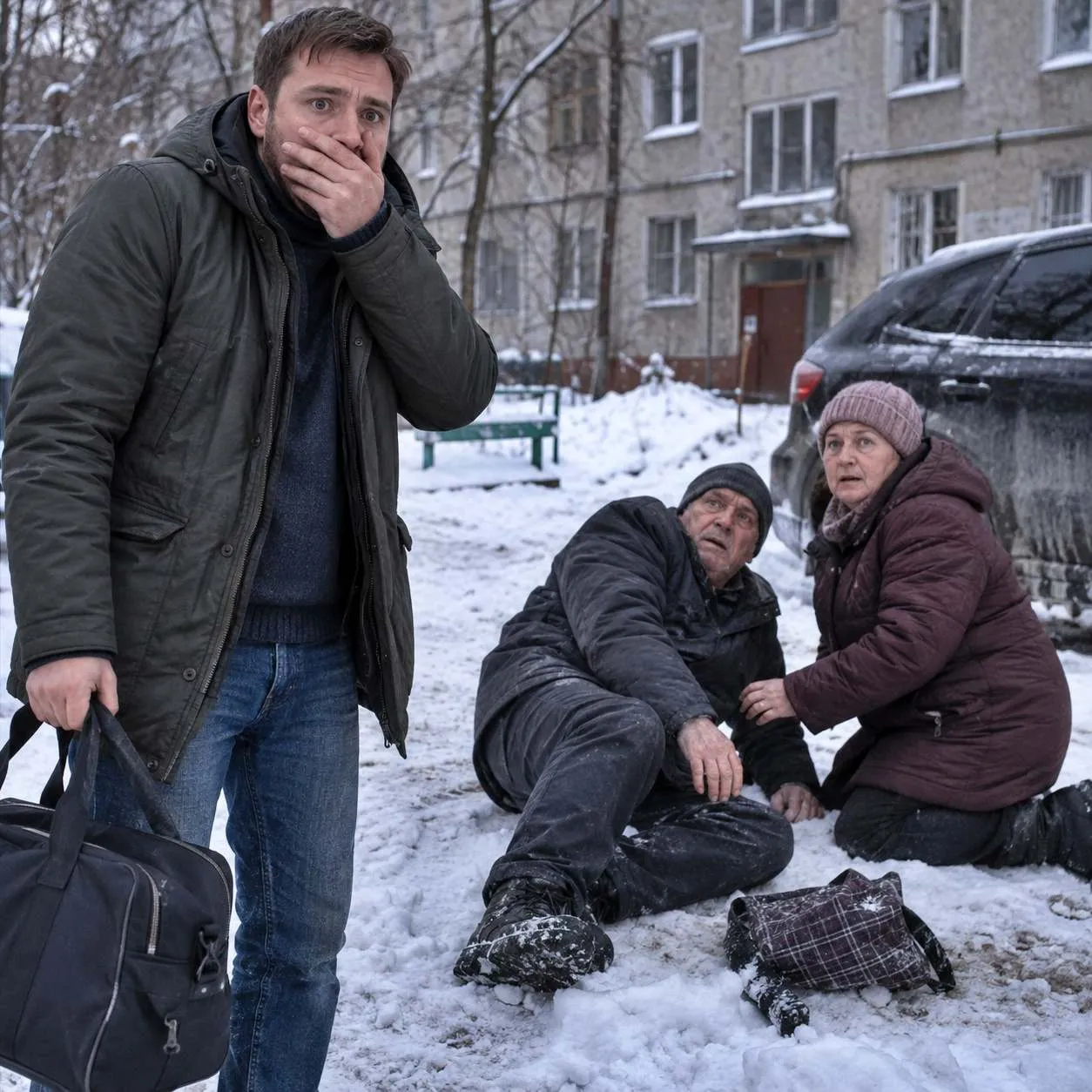 Максим вернулся, чтобы удивить родителей, но нашёл их на снегу у своей виллы — и это было связано с его успехом 1 dff743b3bc43